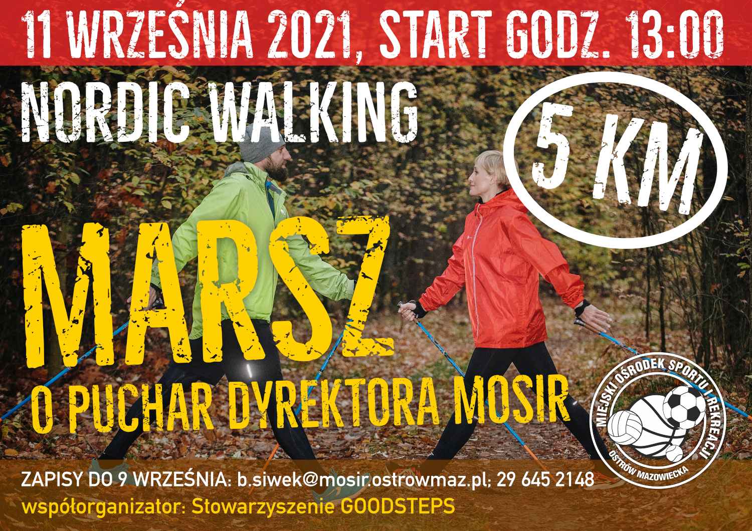 Plakat Marszu Nordic Walking